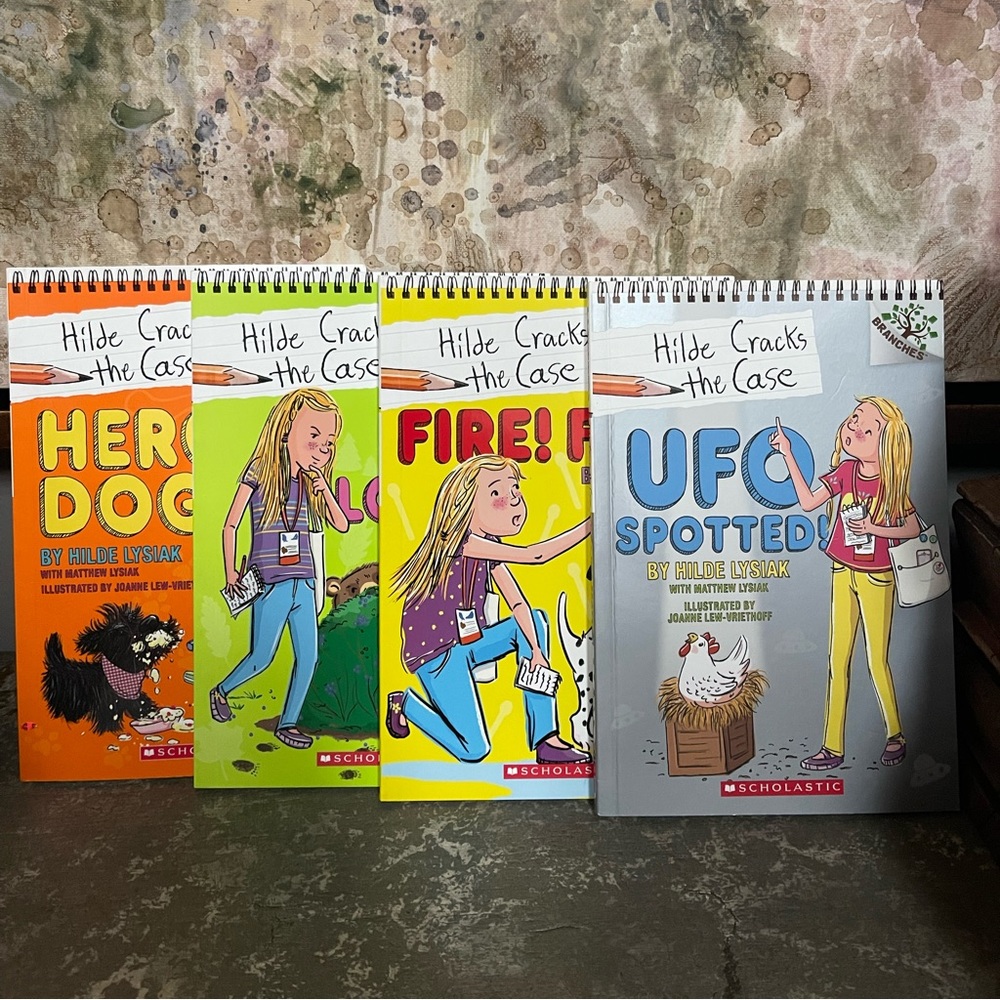 NEW NEVER READ Hilde cracks the case 4 book set